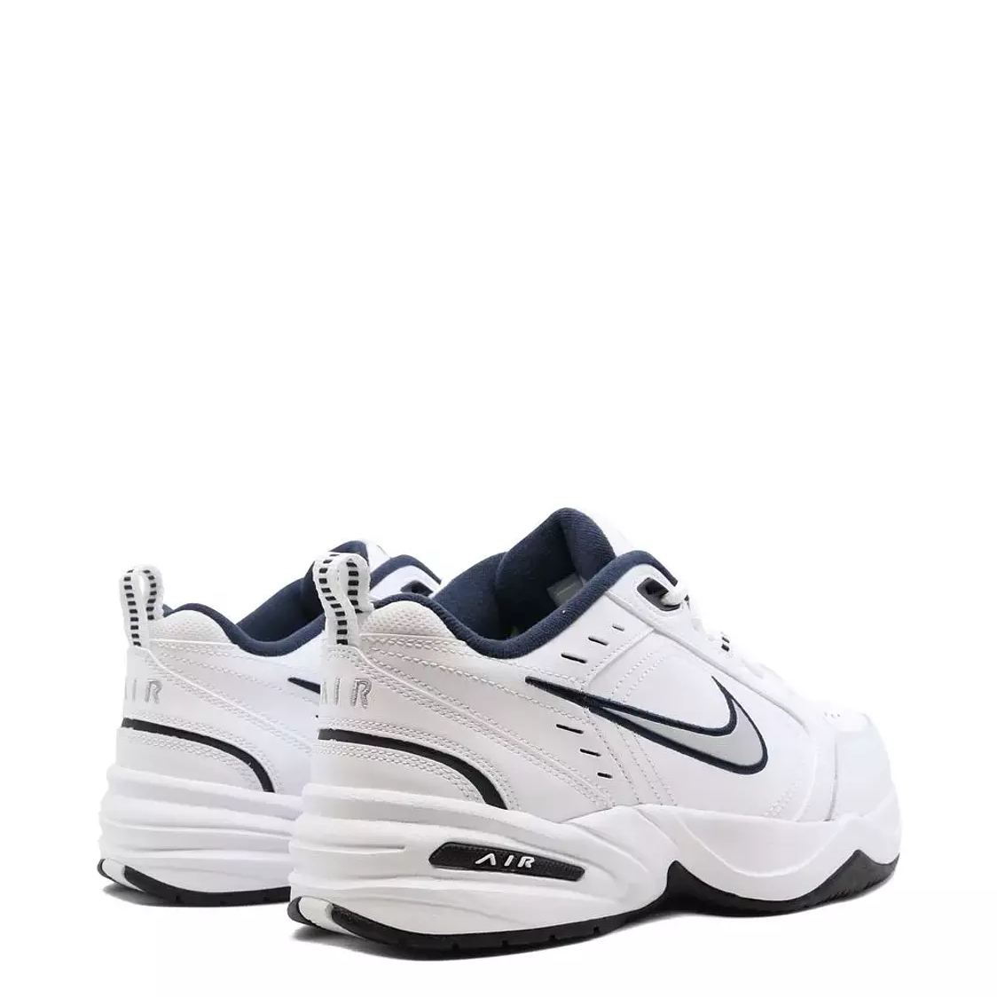 Nike Air Monarch IV (4E) "Whitw/Metallic Silver" sneakers
