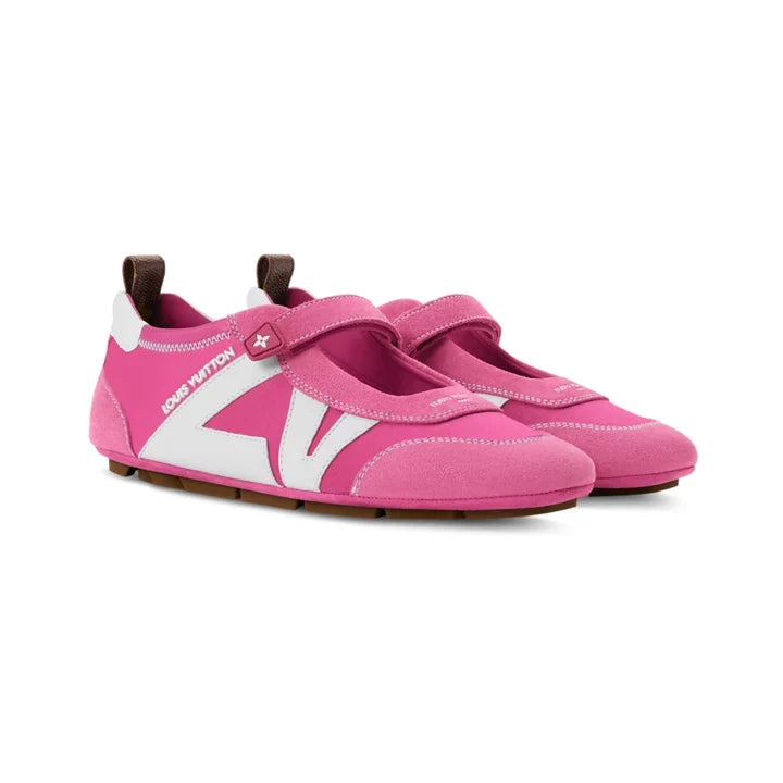 Louis Vuitton Sneakerina Mary Jane Rose
