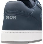 Dior B27 Uptown Low-Top Sneaker – Blue Smooth Calfskin and Blue Dior Oblique Jacquard