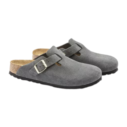 Boston Suede Dark Grey.