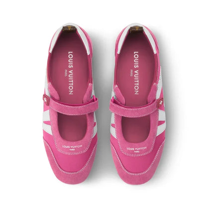 Louis Vuitton Sneakerina Mary Jane Rose