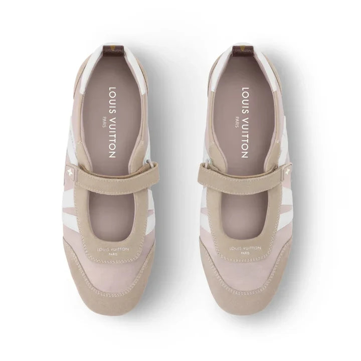 Louis Vuitton Sneakerina Mary Jane Beige