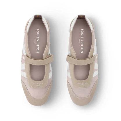 Louis Vuitton Sneakerina Mary Jane Beige
