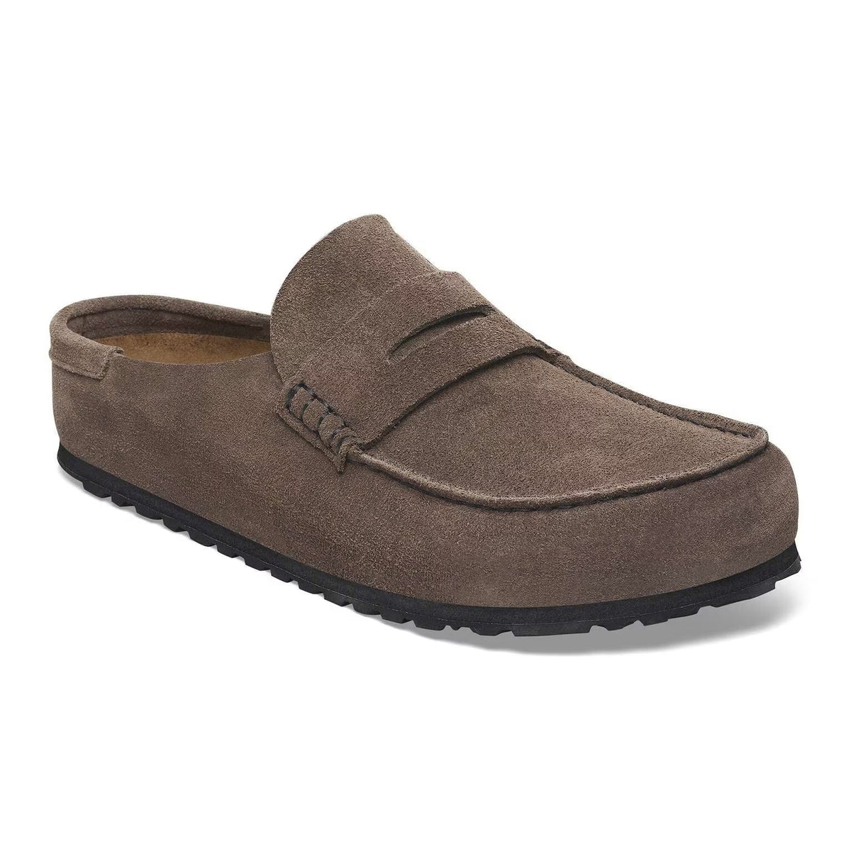 Birkenstock Naples Wrapped Concrete Gray