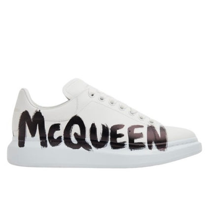 Alexander McQueen Oversized Graffiti White Black