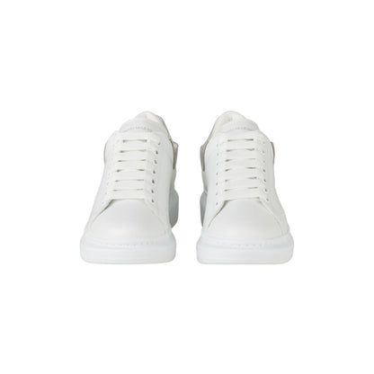 Alexander McQueen Sneakers Women Leather White Pearl Grey
