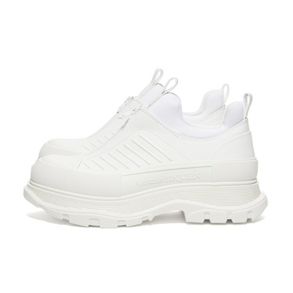 Alexander McQueen Tread Slick Zip Up White
