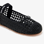 Miu Miu Woven nappa leather ballerinas