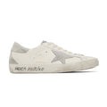 Golden Goose Super-Star in white leather star grey suede back (Women's)