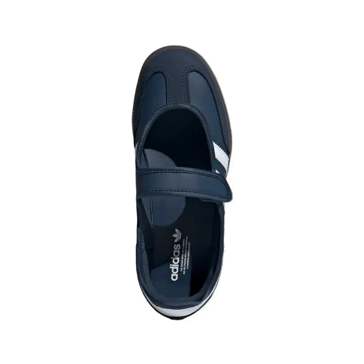 Adidas Samba Jane Shoes Crew Navy / Cloud White / Gold Metallic