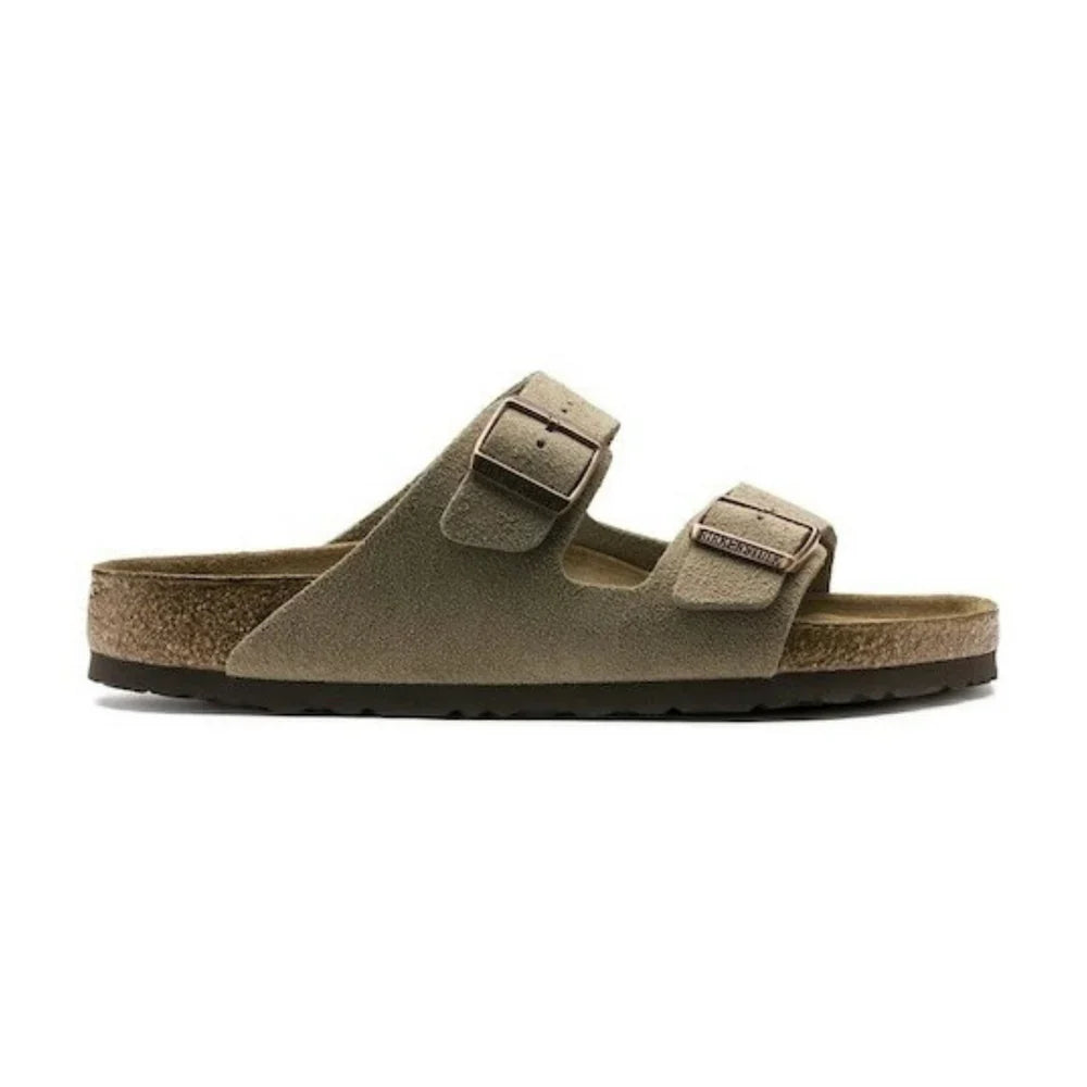 Birkenstock Arizona Suede Leather – Taupe