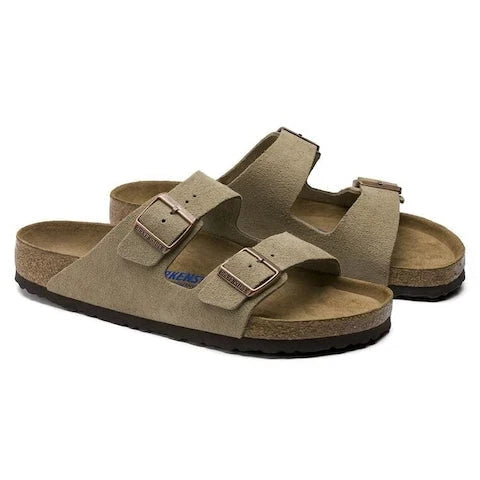 Birkenstock Arizona Suede Leather – Taupe
