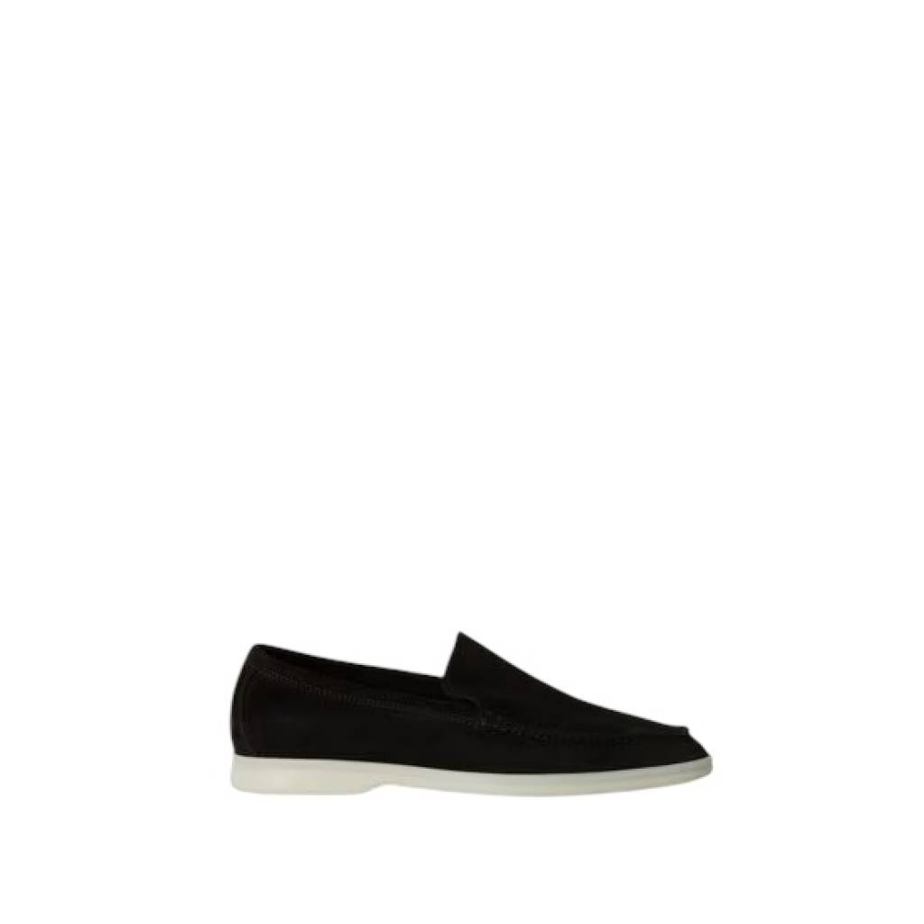 Loro Piana Summer Walk Loafer Suede Black