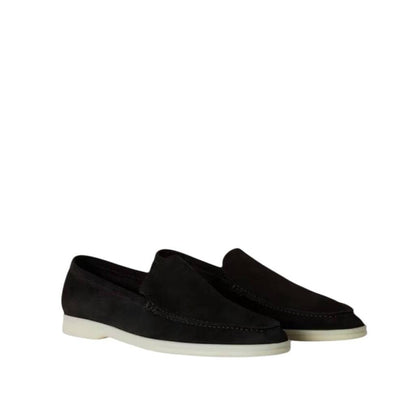 Loro Piana Summer Walk Loafer Suede Black