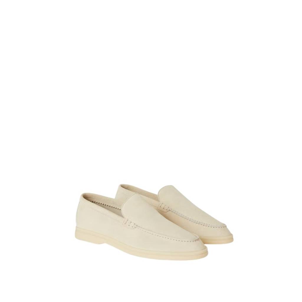 Loro Piana Summer Walk Loafer Suede Nougat