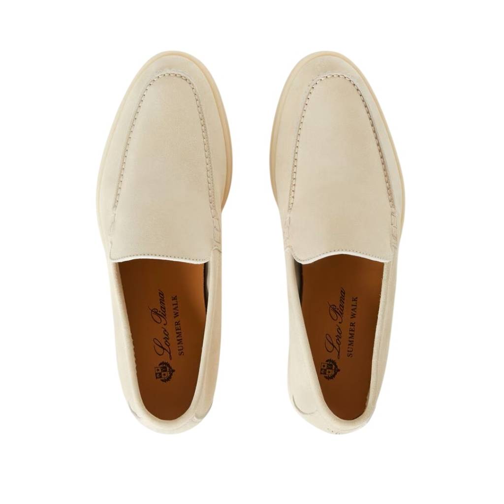 Loro Piana Summer Walk Loafer Suede Nougat