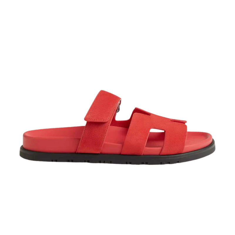 Hermes Chypre Sandal Rose/Vermillon