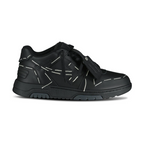 OFF-WHITE Out Of Office OOO low Tops Sartorial Stitching Black