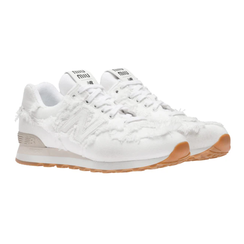 New Balance 574 – Miu Miu Denim White