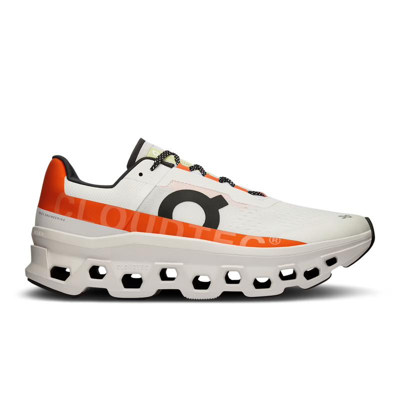 On Running Cloudmonster Undyed/White/Flame