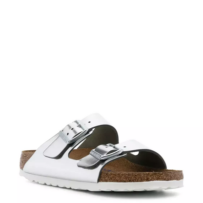 Birkenstock Arizona Birko-Flor – Electric Metallic Silver