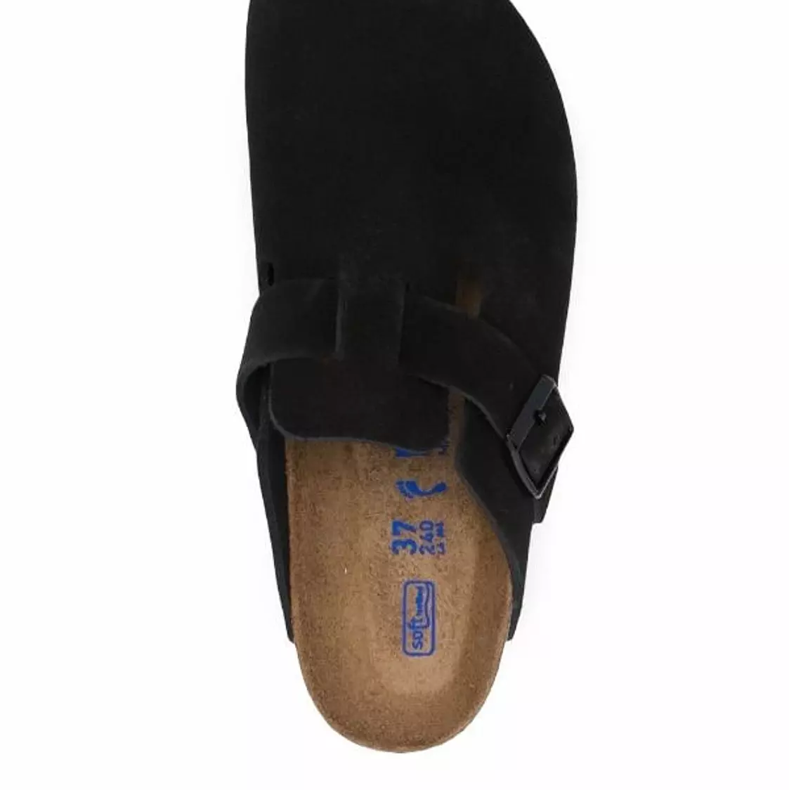 Birkenstock Boston Soft Footbed Suede Black