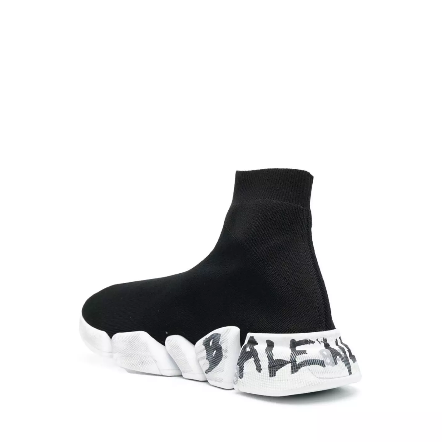 Balenciaga Speed 2.0 Graffiti Recycled Knit Black