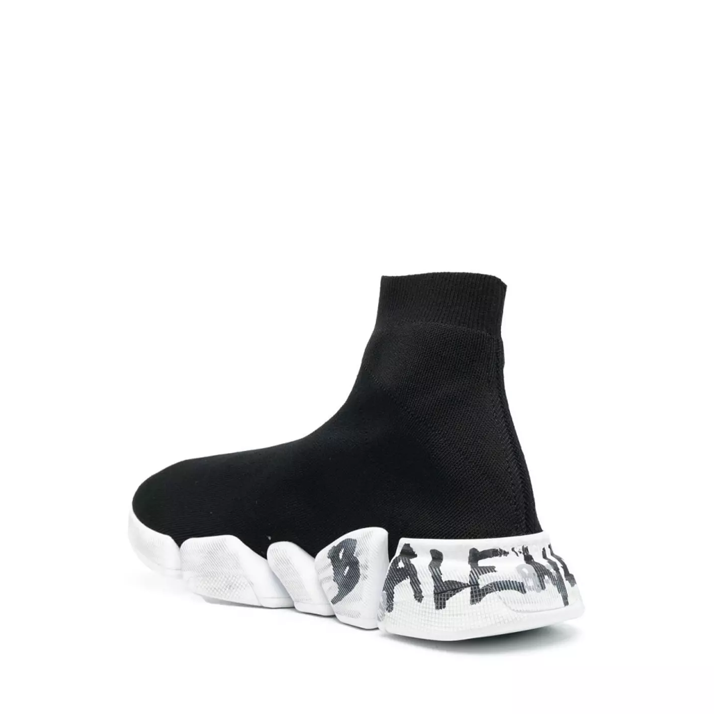 Balenciaga Speed 2.0 Graffiti Recycled Knit Black