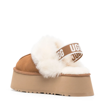 Ugg Funkette 60mm suede slingback slippers