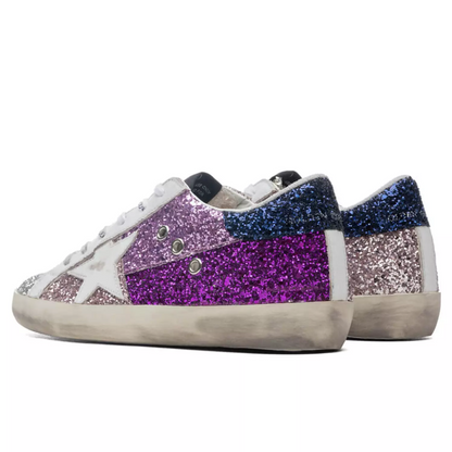 Golden Goose Super Star Violet Dirty Pink Lavender / White