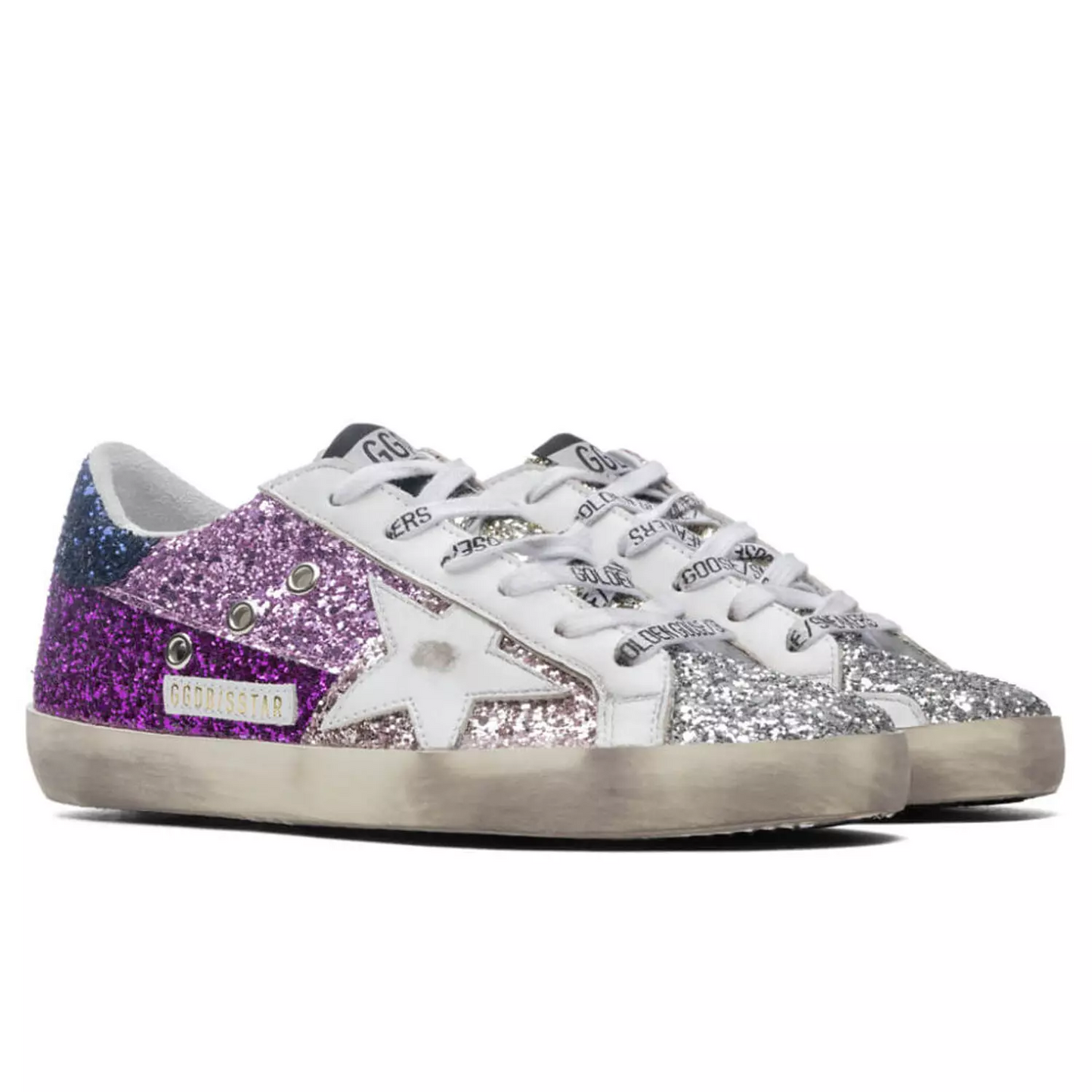Golden Goose Super Star Violet Dirty Pink Lavender / White