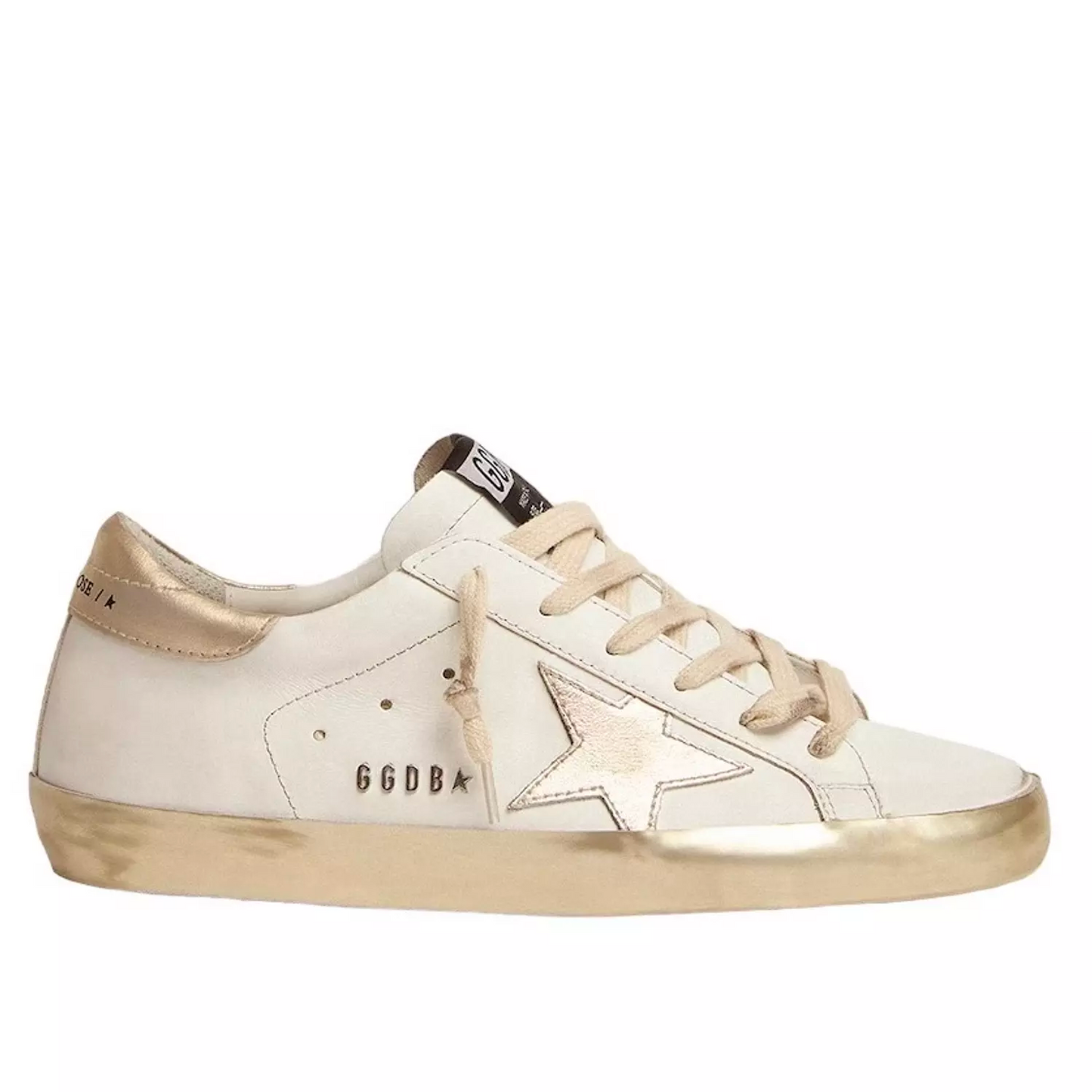 Golden Goose Super Star Sole gold sparkle foxing