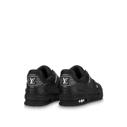 Louis Vuitton LV Trainer Black Embossed Monogram
