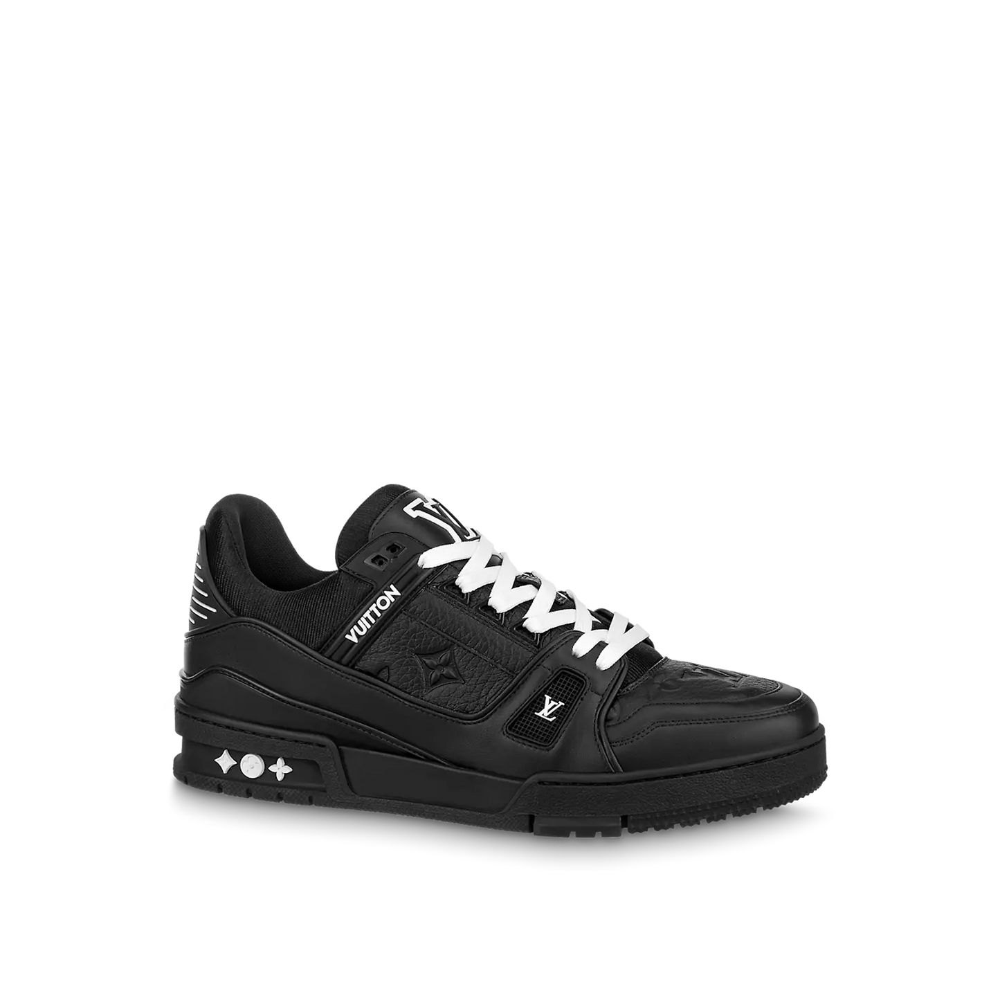 Louis Vuitton LV Trainer Black Embossed Monogram