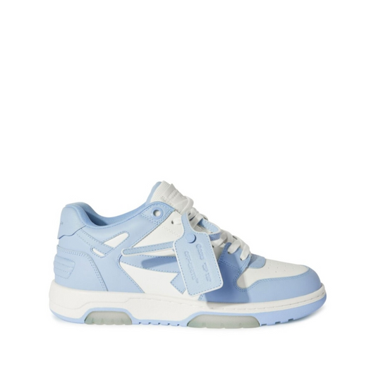 Off-White Out Of Office Calf Leather White Baby Blue