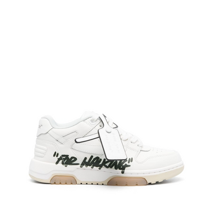 OFF-WHITE Out Of Office OOO Low Tops For Walking White Black