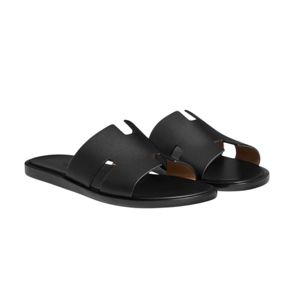 Hermes Izmir sandal Noir