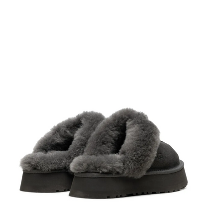 Ugg Disquette shearling platform slippers