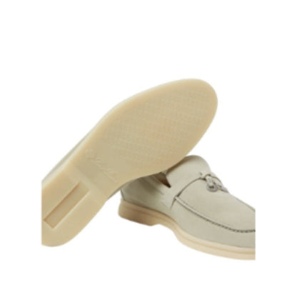 Loro Piana Summer Charms Walk Loafer Suede Deep Ice