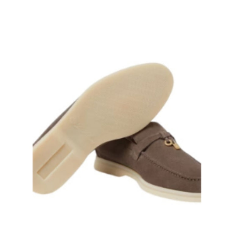 Loro Piana Summer Charms Walk Loafer Suede Rain Drops