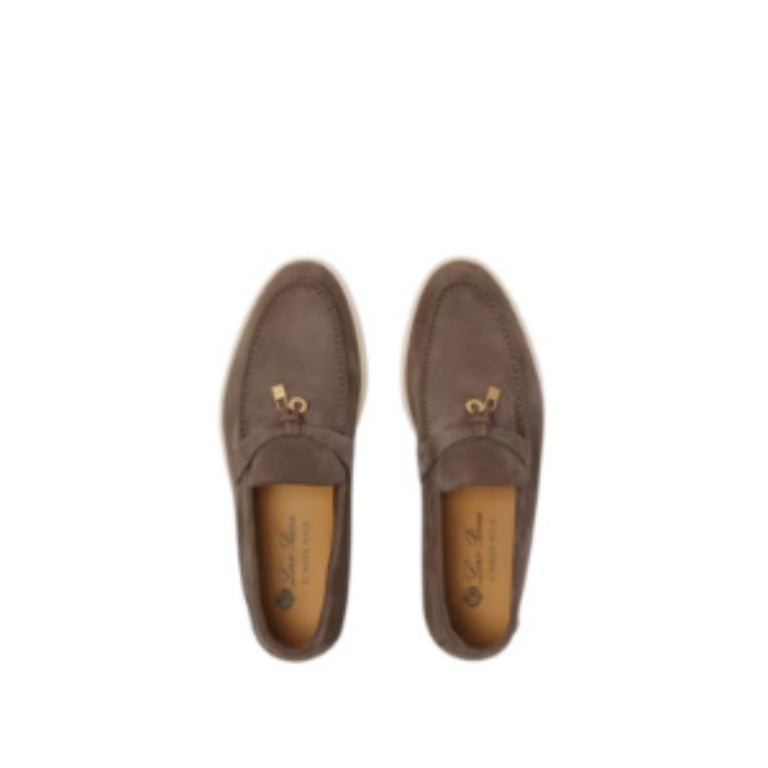 Loro Piana Summer Charms Walk Loafer Suede Rain Drops