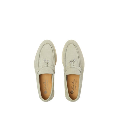 Loro Piana Summer Charms Walk Loafer Suede Deep Ice