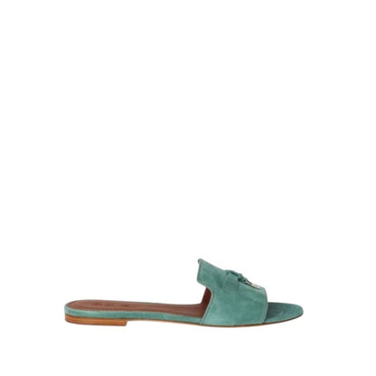 Loro Piana Summer Charms Sandal Green Sap