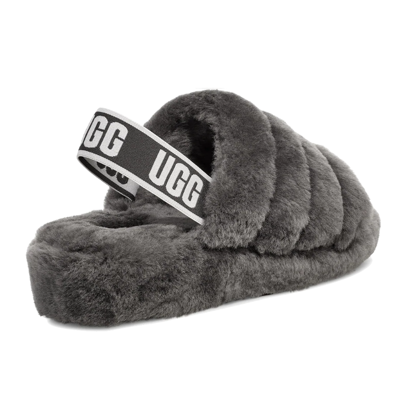 UGG Fluff Yeah Slide – Charcoal