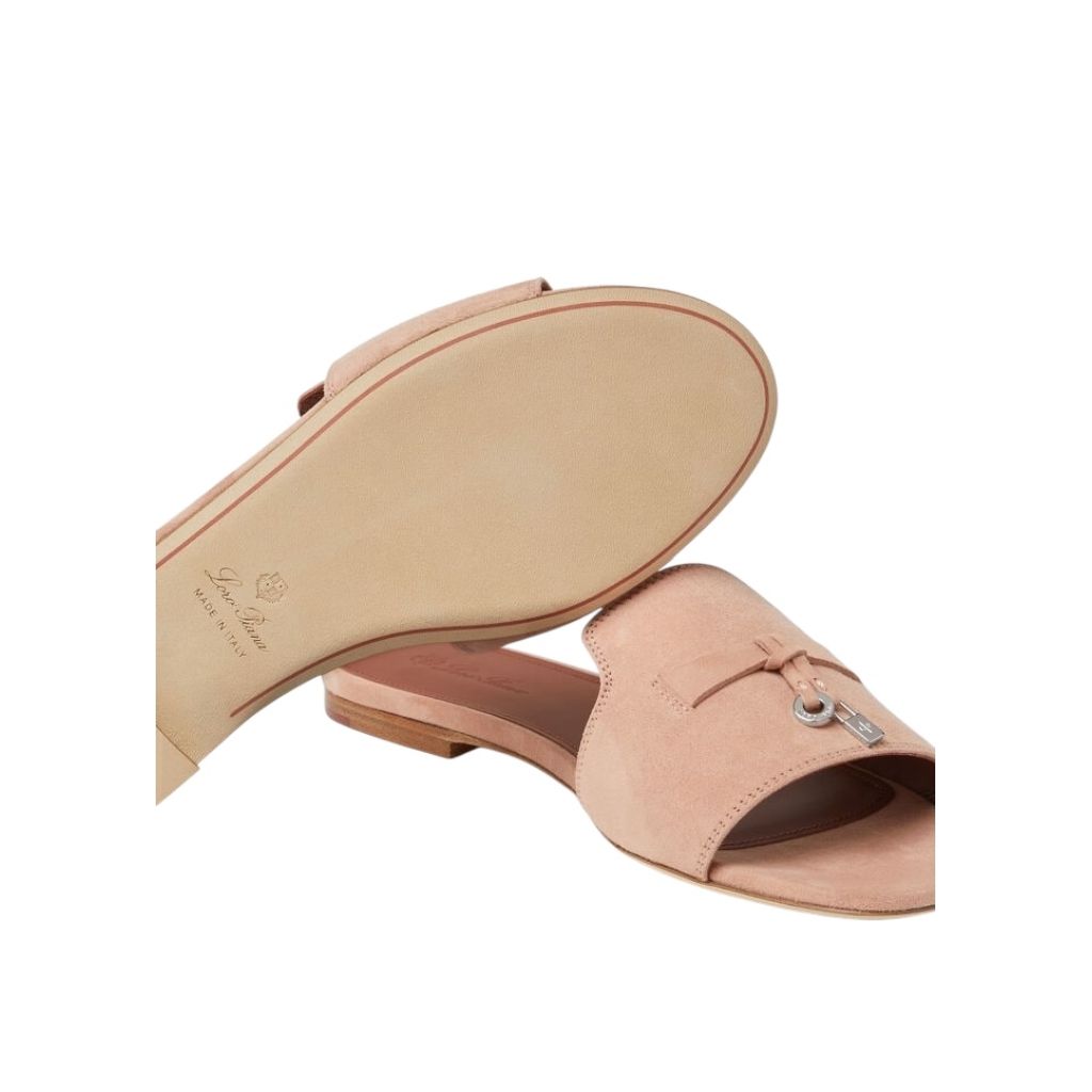 Loro Piana Summer Charms Sandal Precious Pink